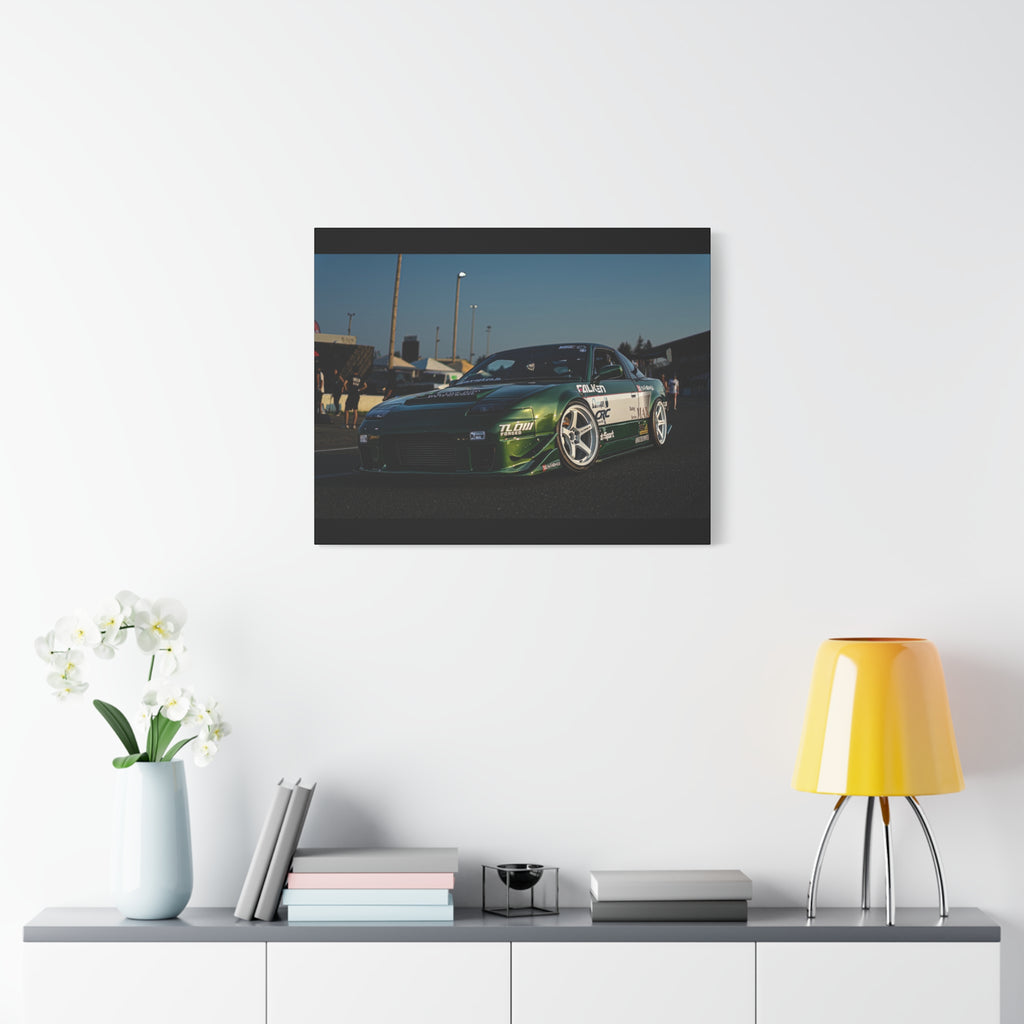 Racing Drift Car Matte Canvas Wall Art – Stretched 1.25"