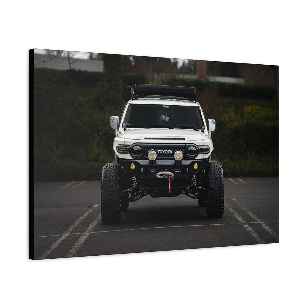 Off-Road Toyota FJ Cruiser Canvas Print — Matte Stretched Wall Art