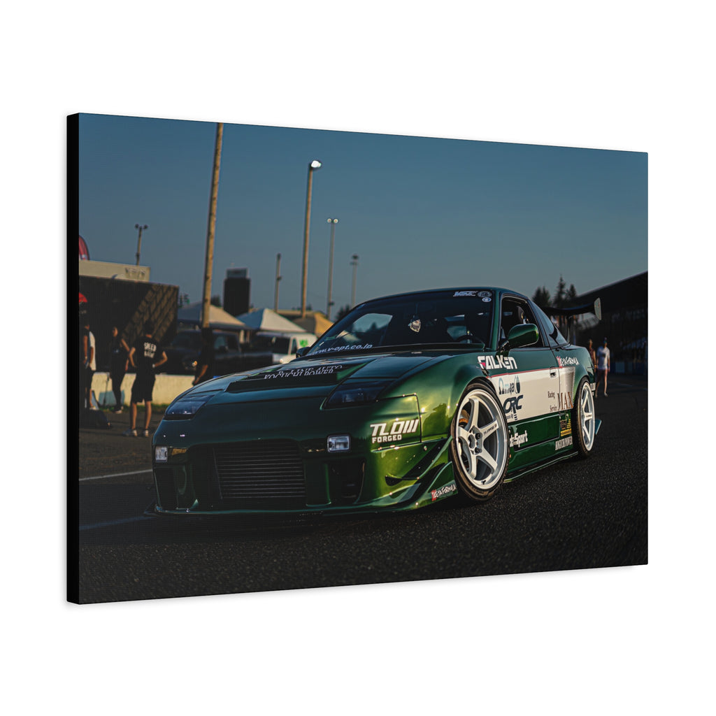 Racing Drift Car Matte Canvas Wall Art – Stretched 1.25"