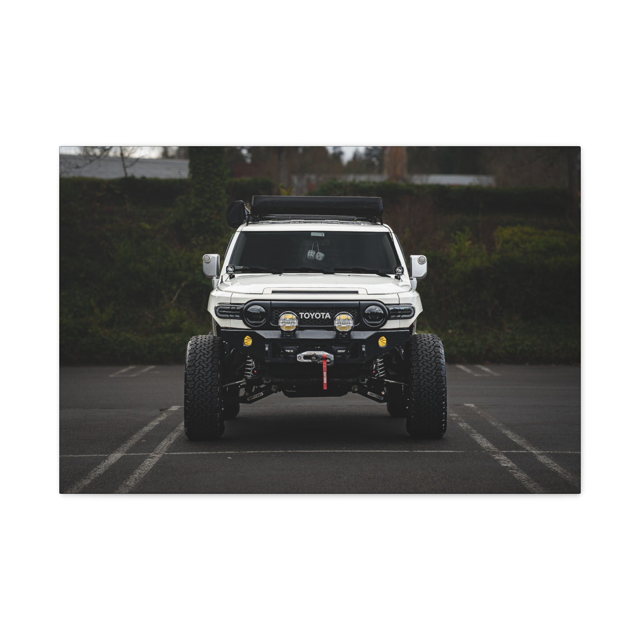 Off-Road Toyota FJ Cruiser Canvas Print — Matte Stretched Wall Art
