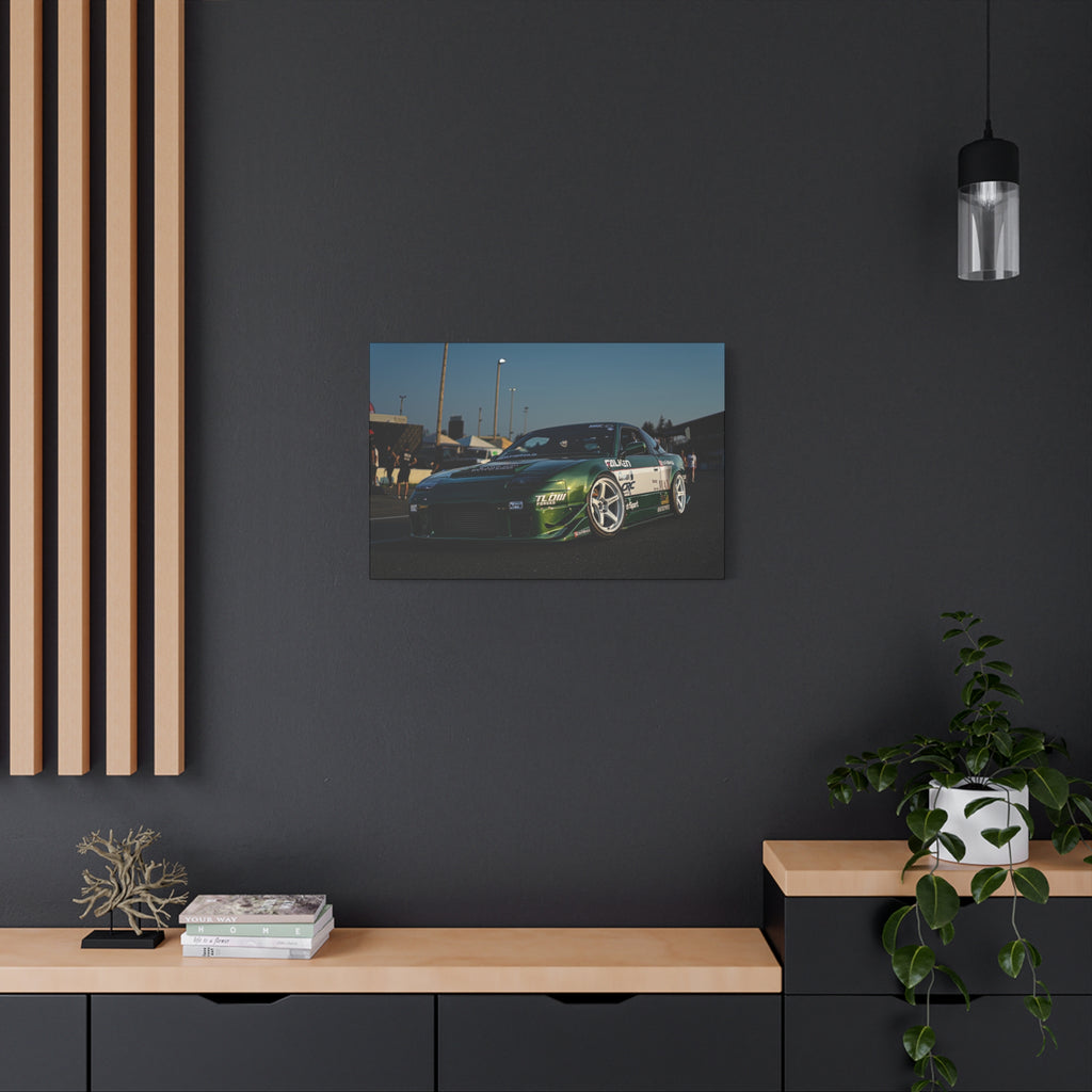 Racing Drift Car Matte Canvas Wall Art – Stretched 1.25"