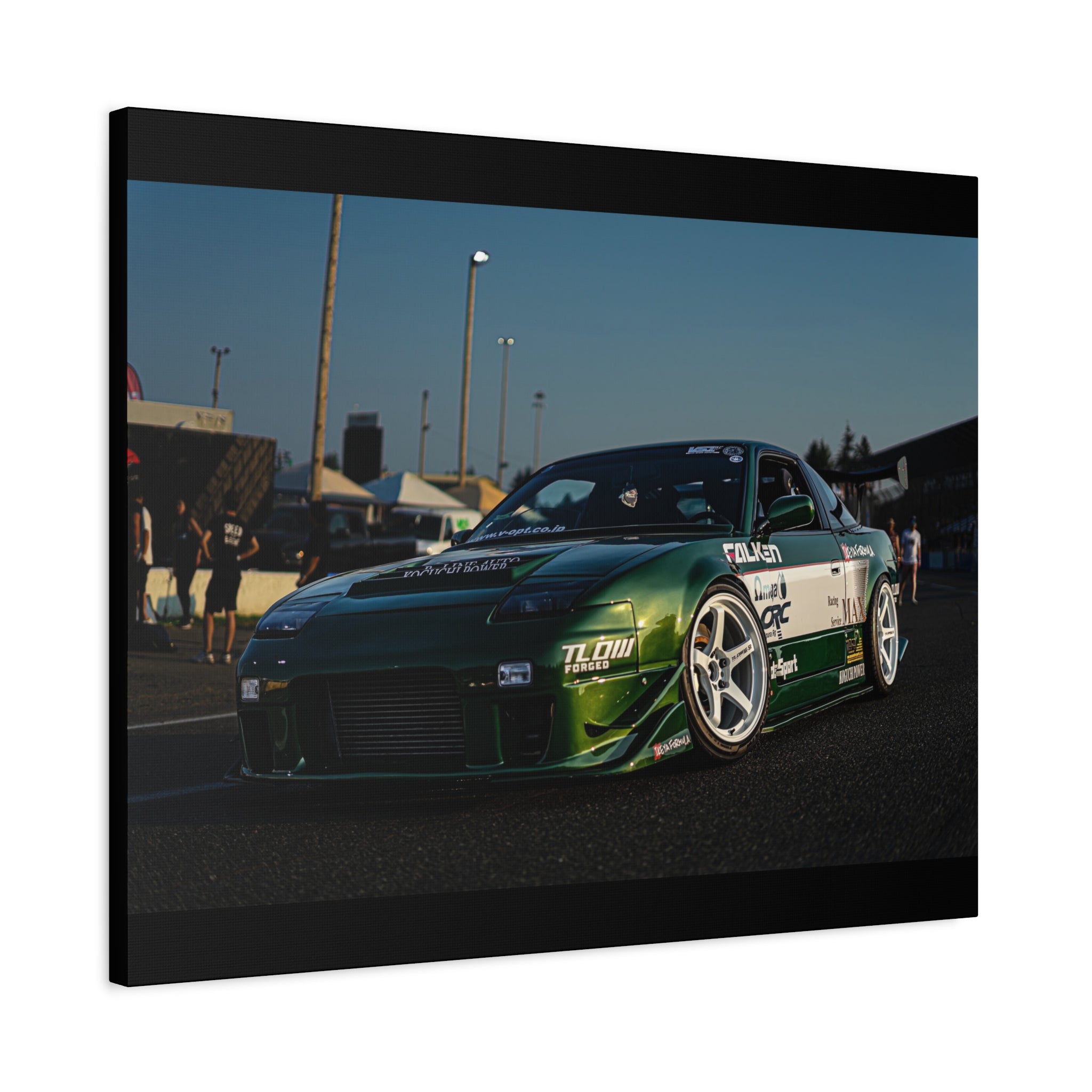 Racing Drift Car Matte Canvas Wall Art – Stretched 1.25"